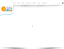 Tablet Screenshot of hotelgoldenbeach.gr